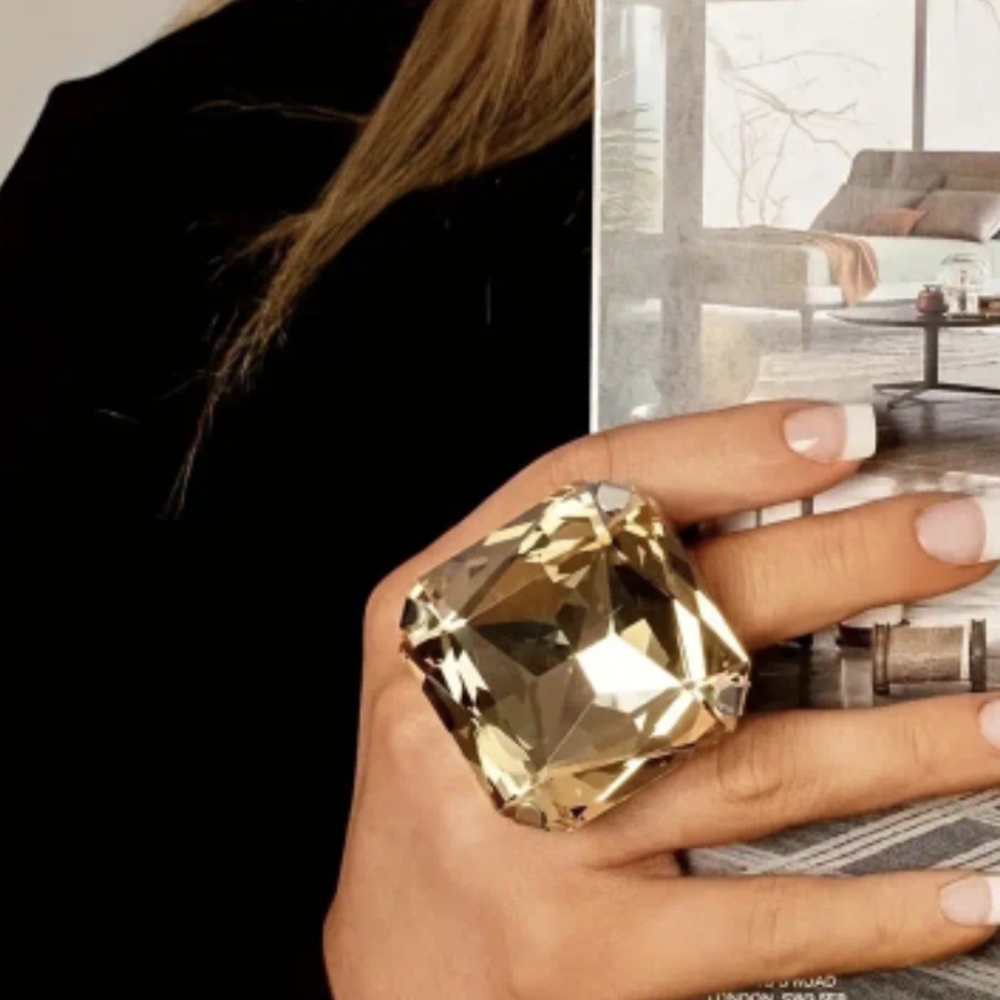 Large Gold Statement Ring